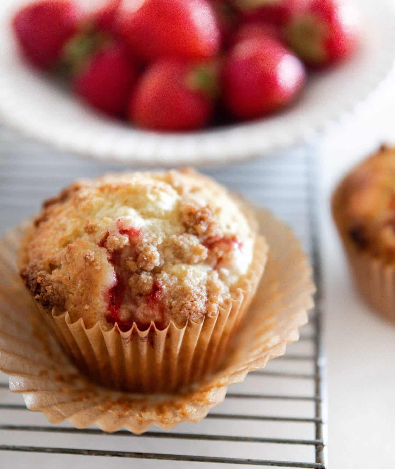 The Best Strawberry Muffins Recipe