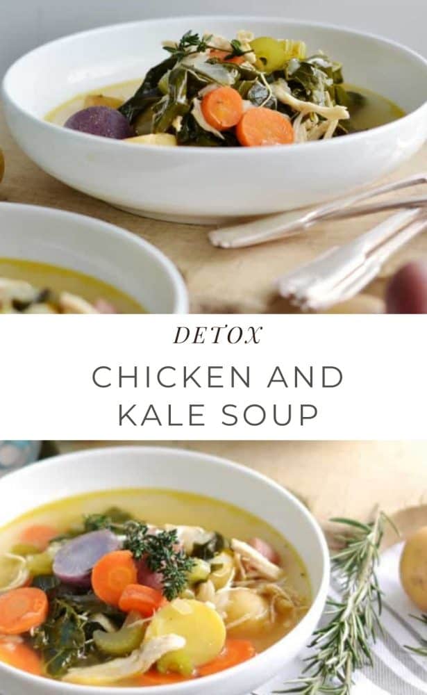 Detox Chicken and Kale soup