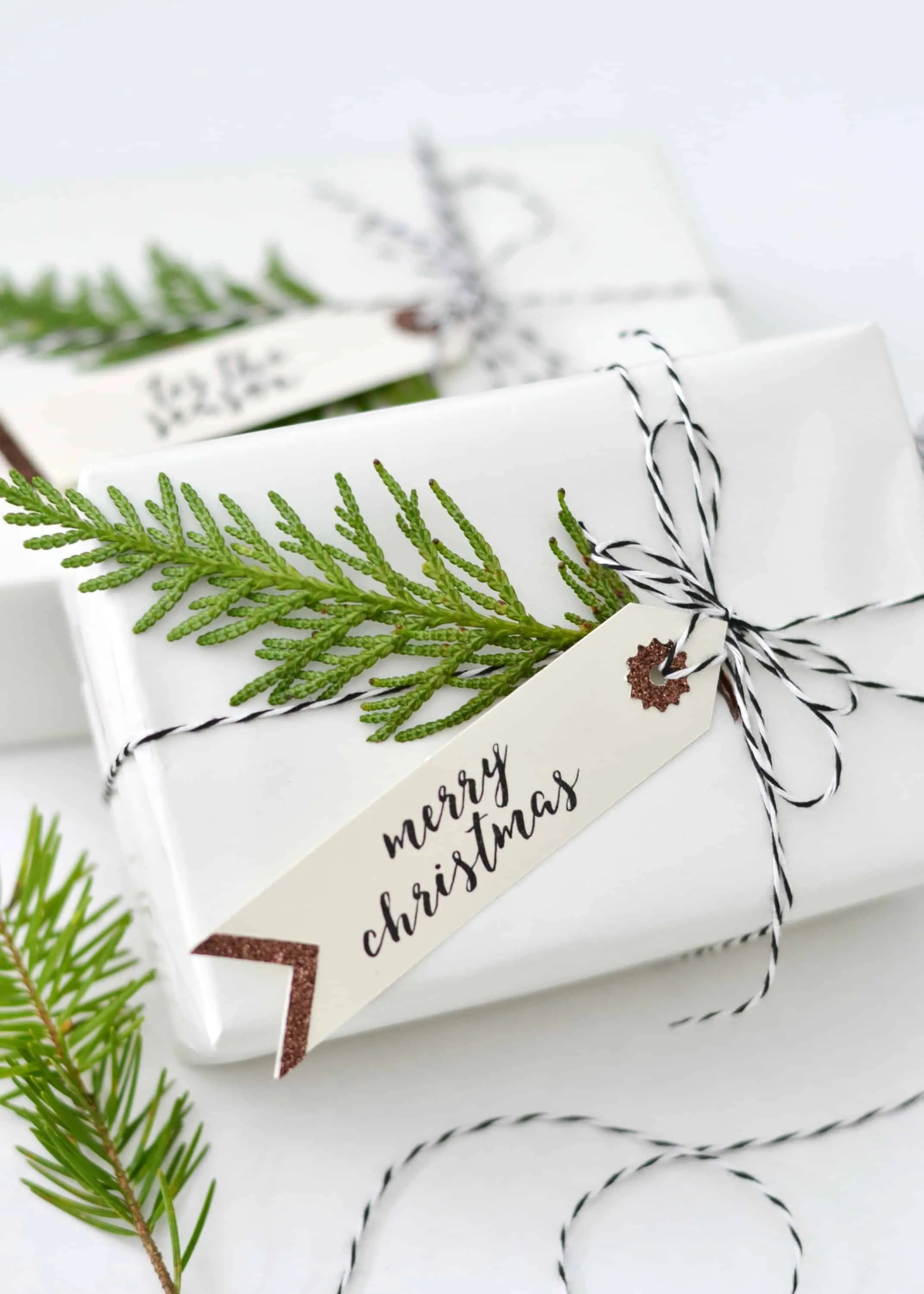 These free printable Christmas tags are the perfect finishing touch to your Christmas packages this year! These tags were hand painted just for Boxwood Avenue readers, and I am so excited to share them with you!