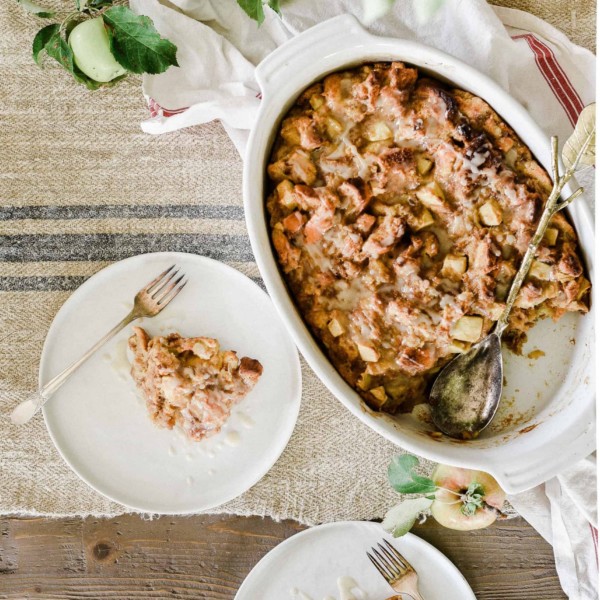 Apple Bread Pudding - Boxwood Ave.