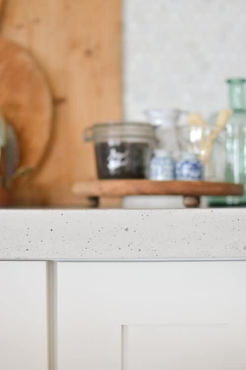 Oh concrete countertops, we have such a tumultuous relationship, but…we are set in stone forever, so I will embrace all of your quirks. 