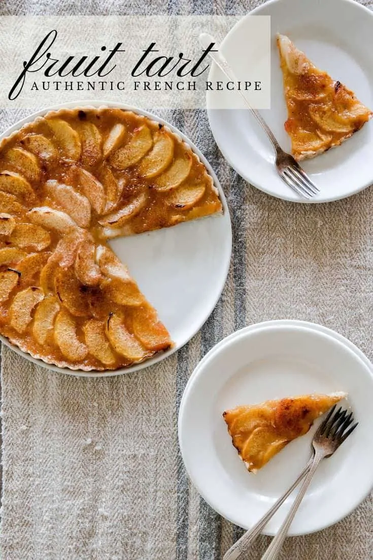 Learn this simple method for making a classic French fruit tart recipe. This recipe is beyond easy and can be adapted to work with any type of jam or fruit! 
