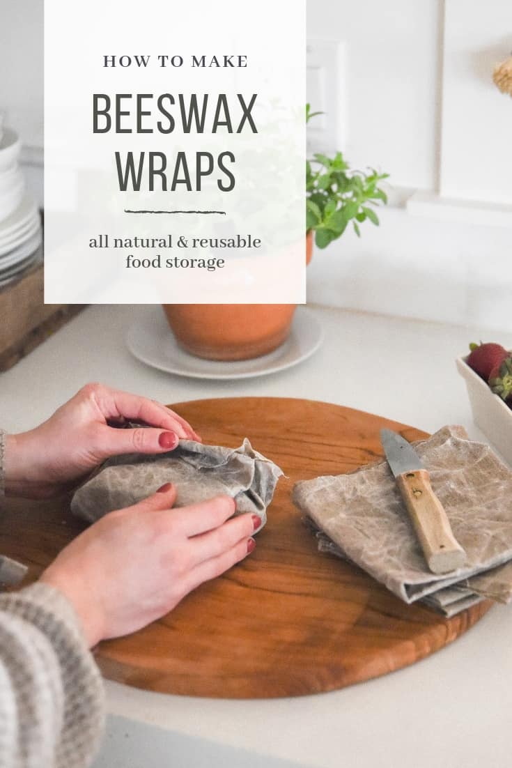 Learn how you can make your own Bee’s Wrap with this DIY beeswax wrap tutorial! This is a great sustainable alternative to plastic wrap!