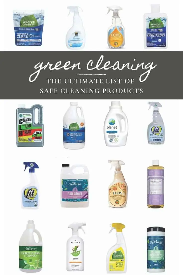 The Ultimate List of Cleaning Products