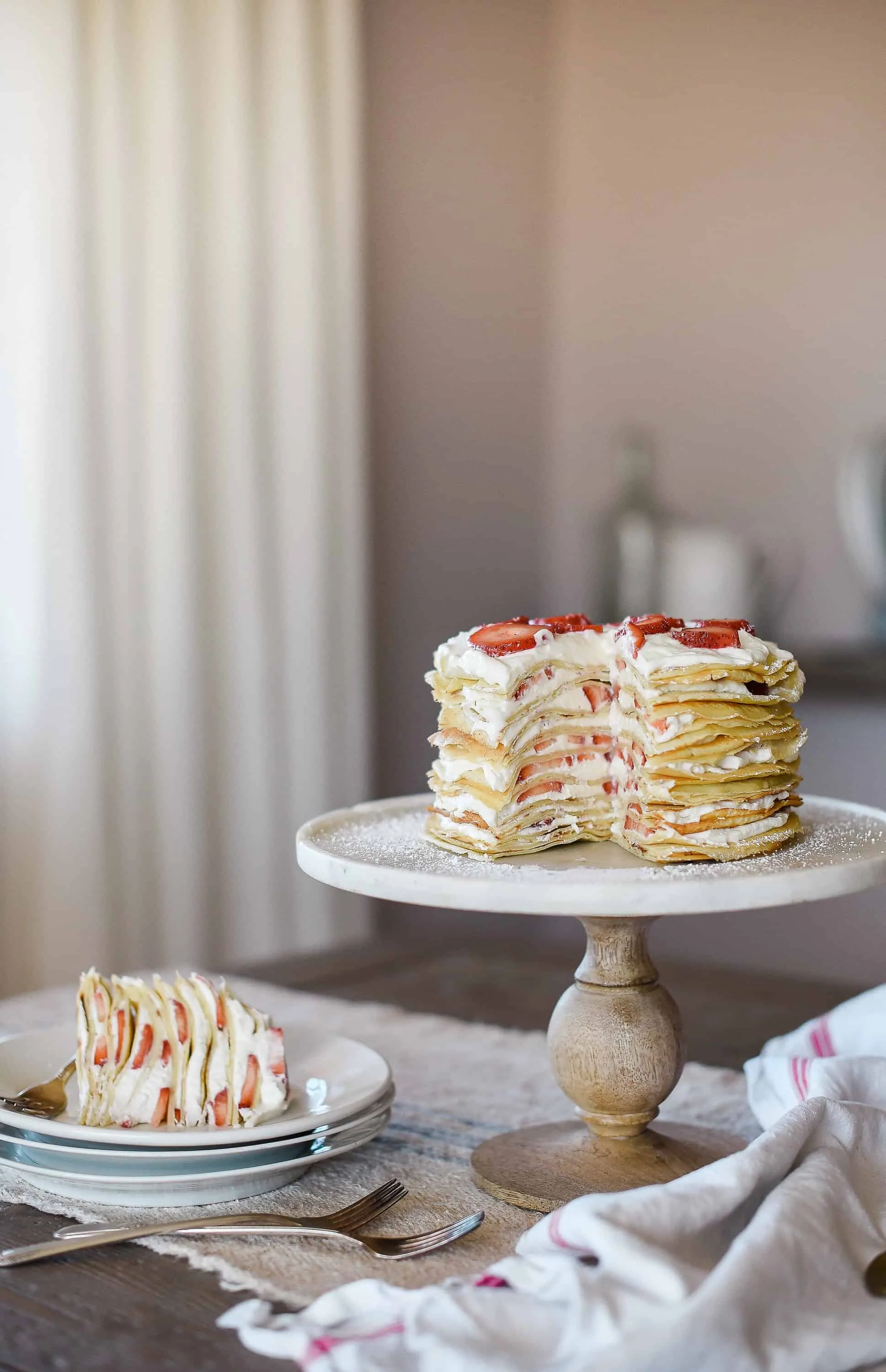 Chef John's Strawberry Crepe Cake Recipe