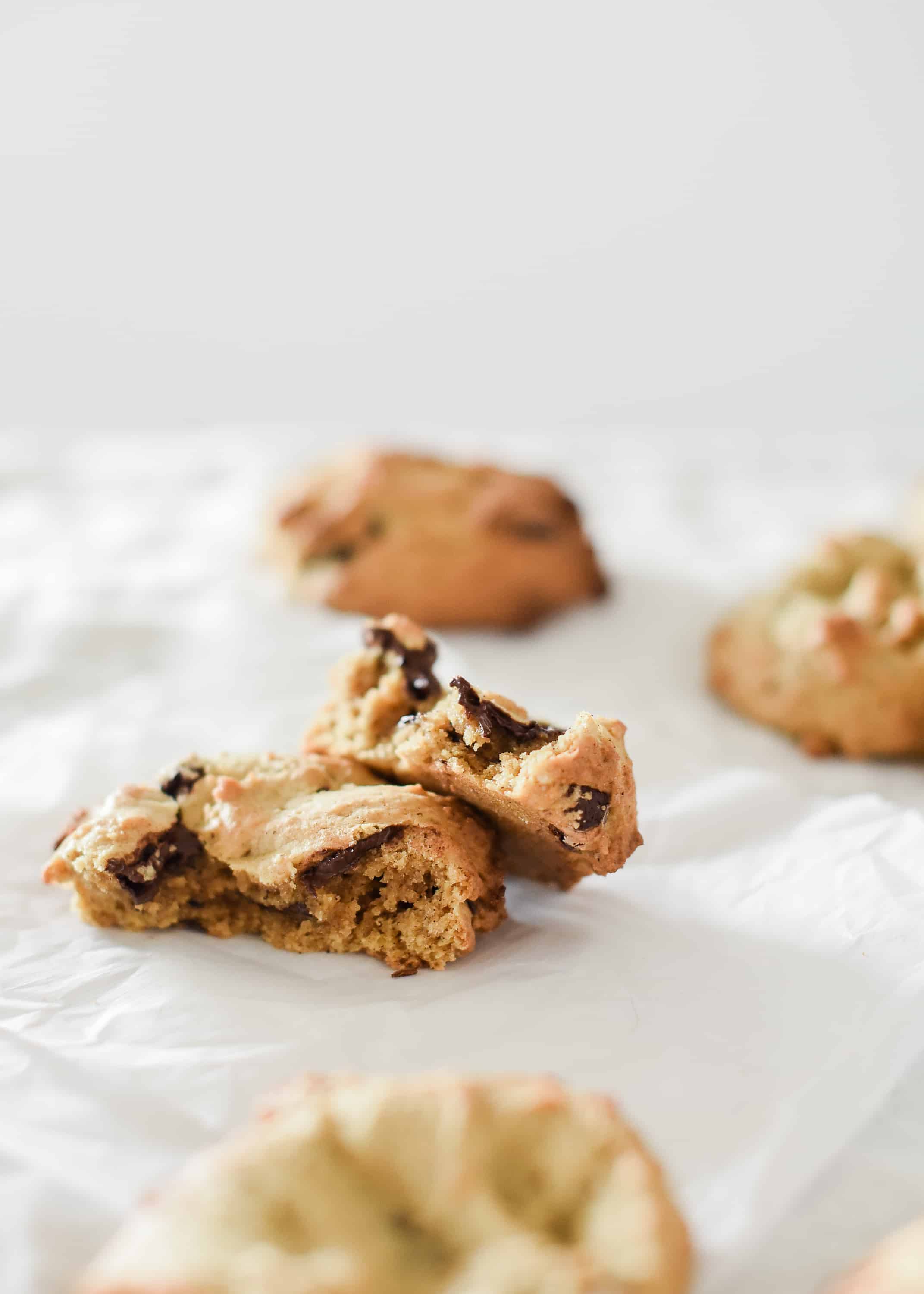 Of all the pumpkin recipes I’ve shared, these pumpkin chocolate chip cookies just might be my favorite. Baked to golden perfection, they are chewy, savory, sweet, and melt in your mouth good…you’re going to love these!