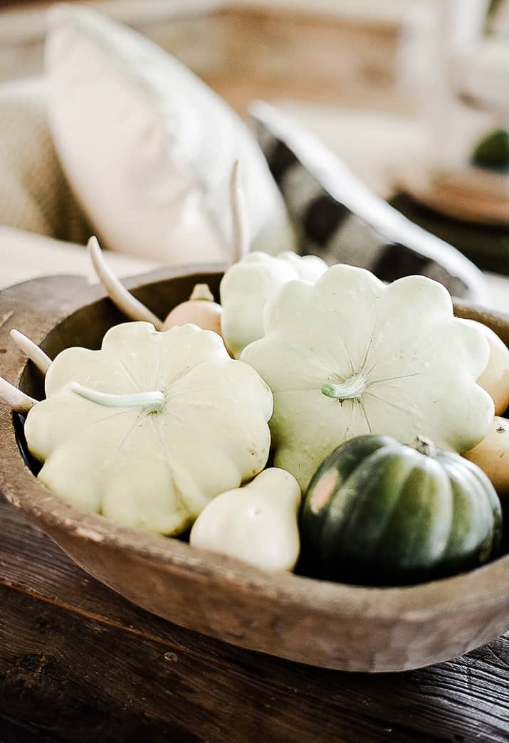 Some simple ways to update your living room this fall with farmhouse inspired decor and vintage touches!