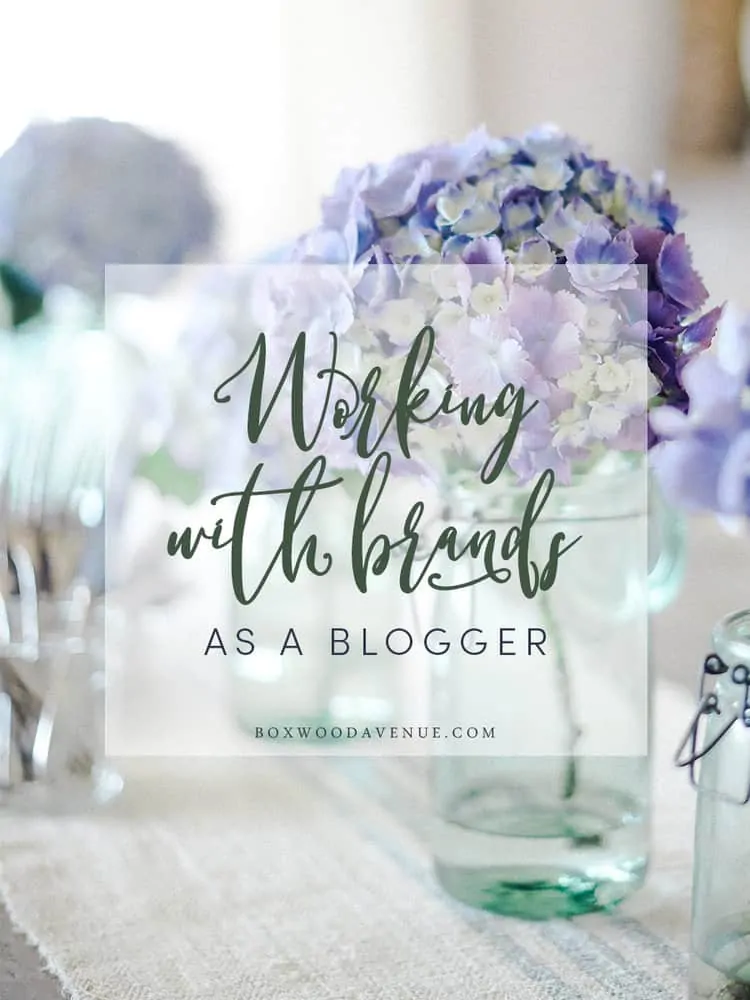 I have recently received a lot of questions about working with brands: How do bloggers work with brands? How can I work with a brand? Do you get paid to work with brands?