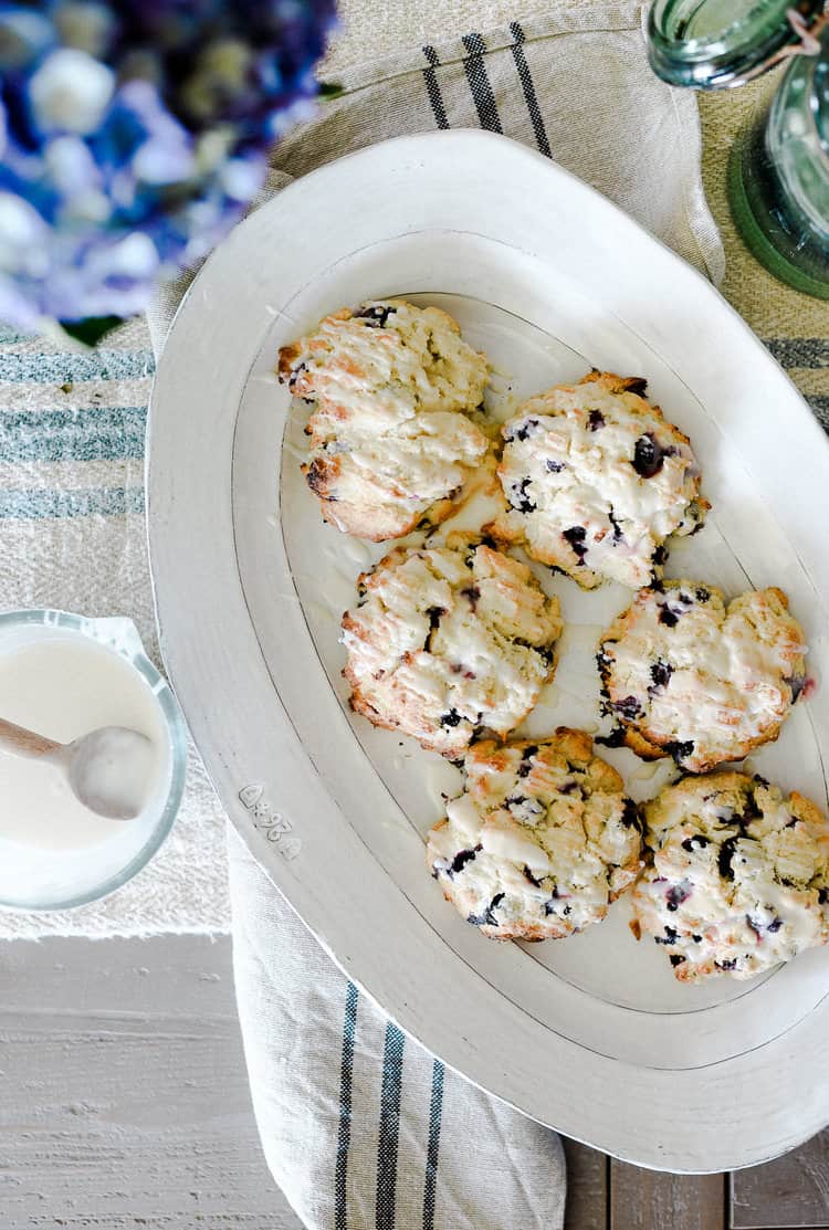 Scones with a lemon glaze are easy and delicious! A tried and true recipe to keep in your back pocket!