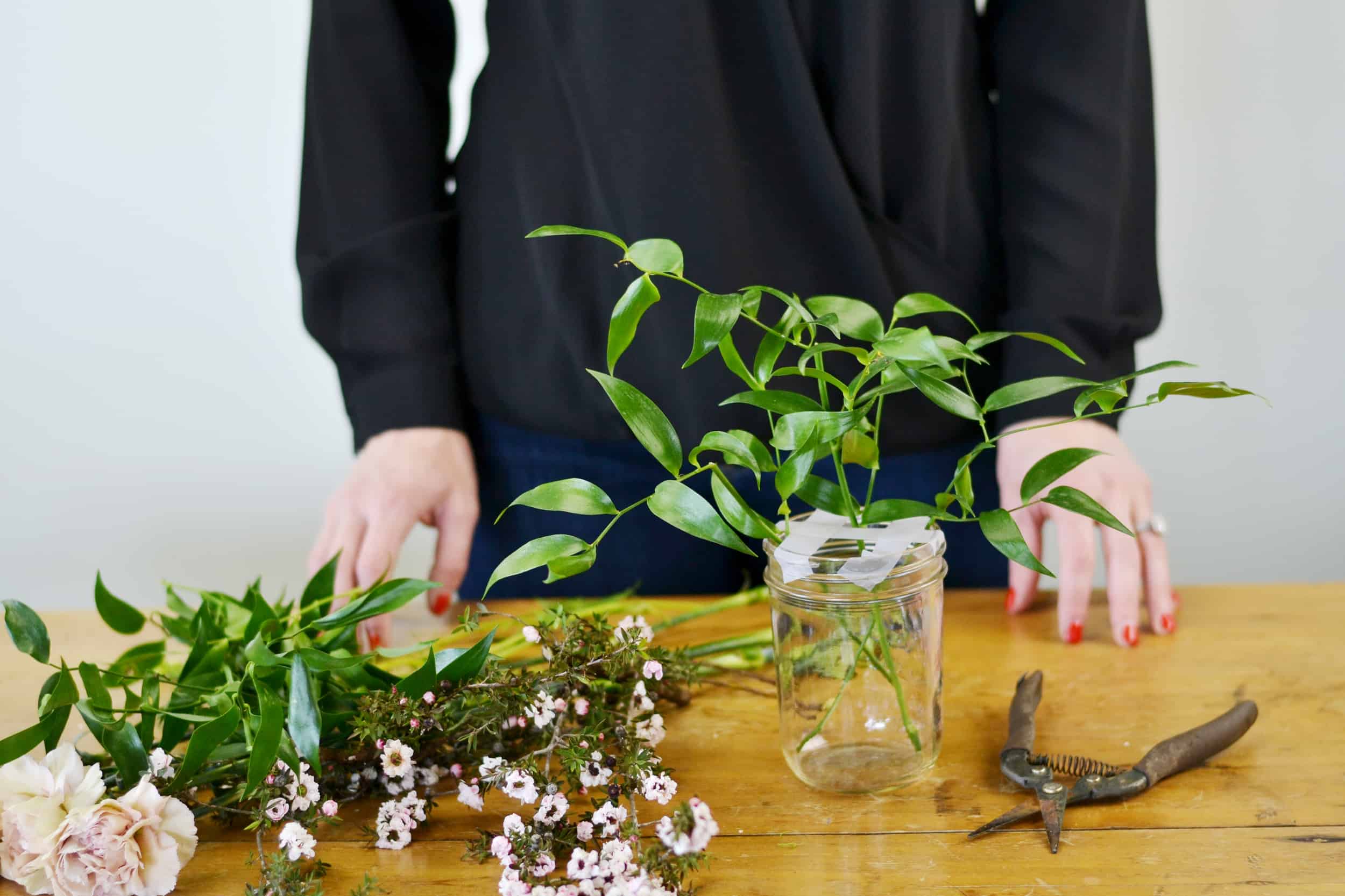 Mother's Day Mason Jar Mini Bouquet - Boxwood Ave.