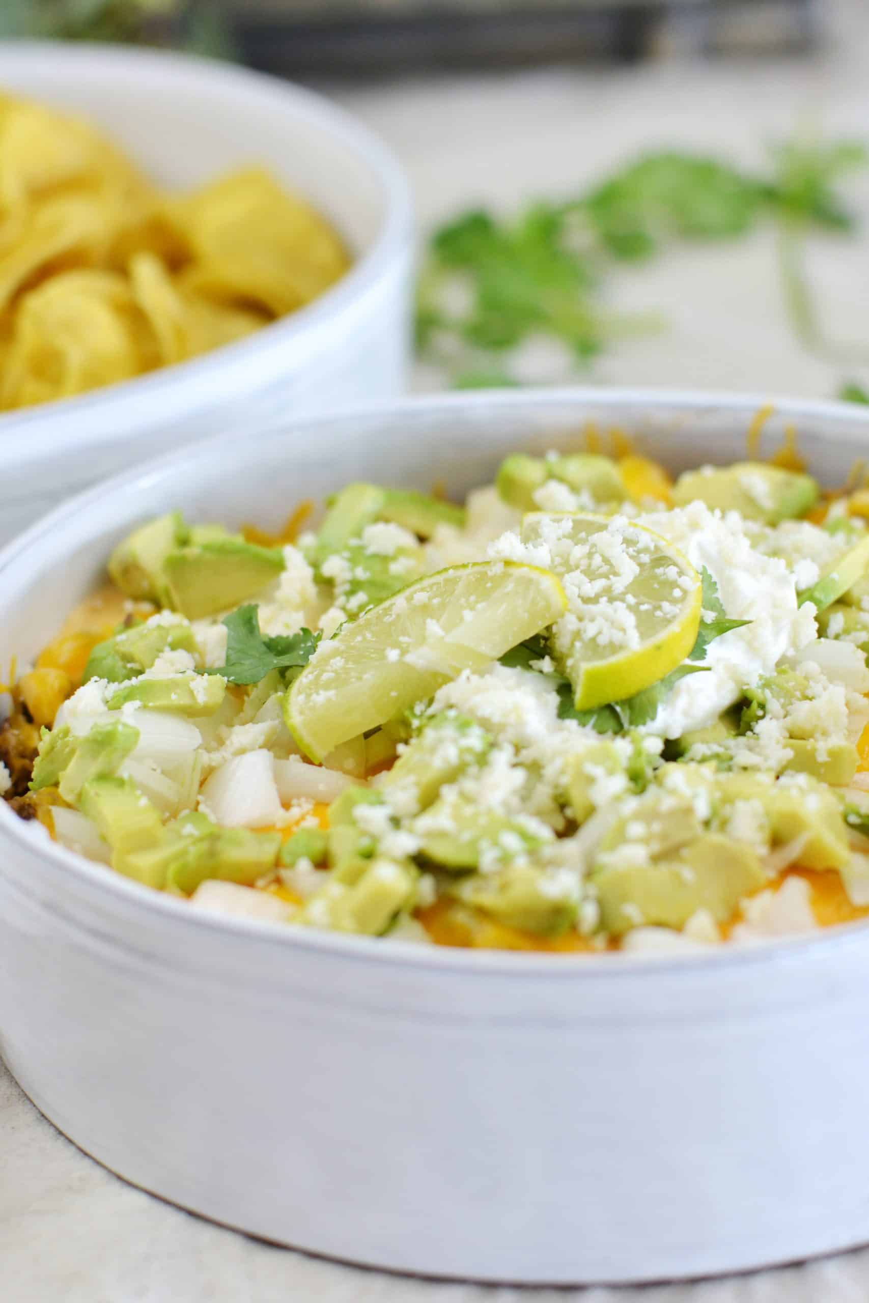 "Healthy" Game Day Cowboy Bean Dip Boxwood Ave.