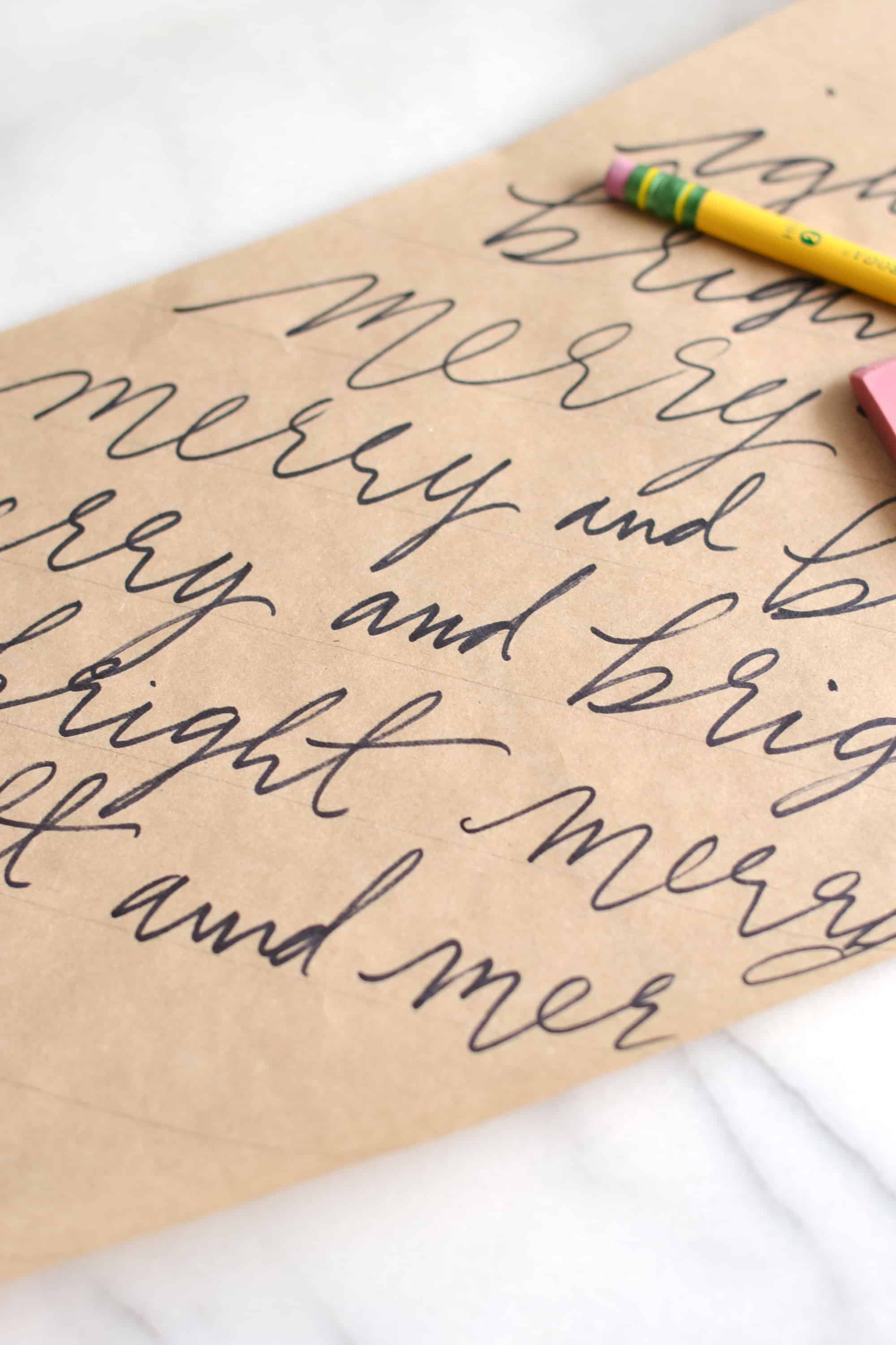 3 Simple Ways to Incorporate Calligraphy into Gift Wrapping — True