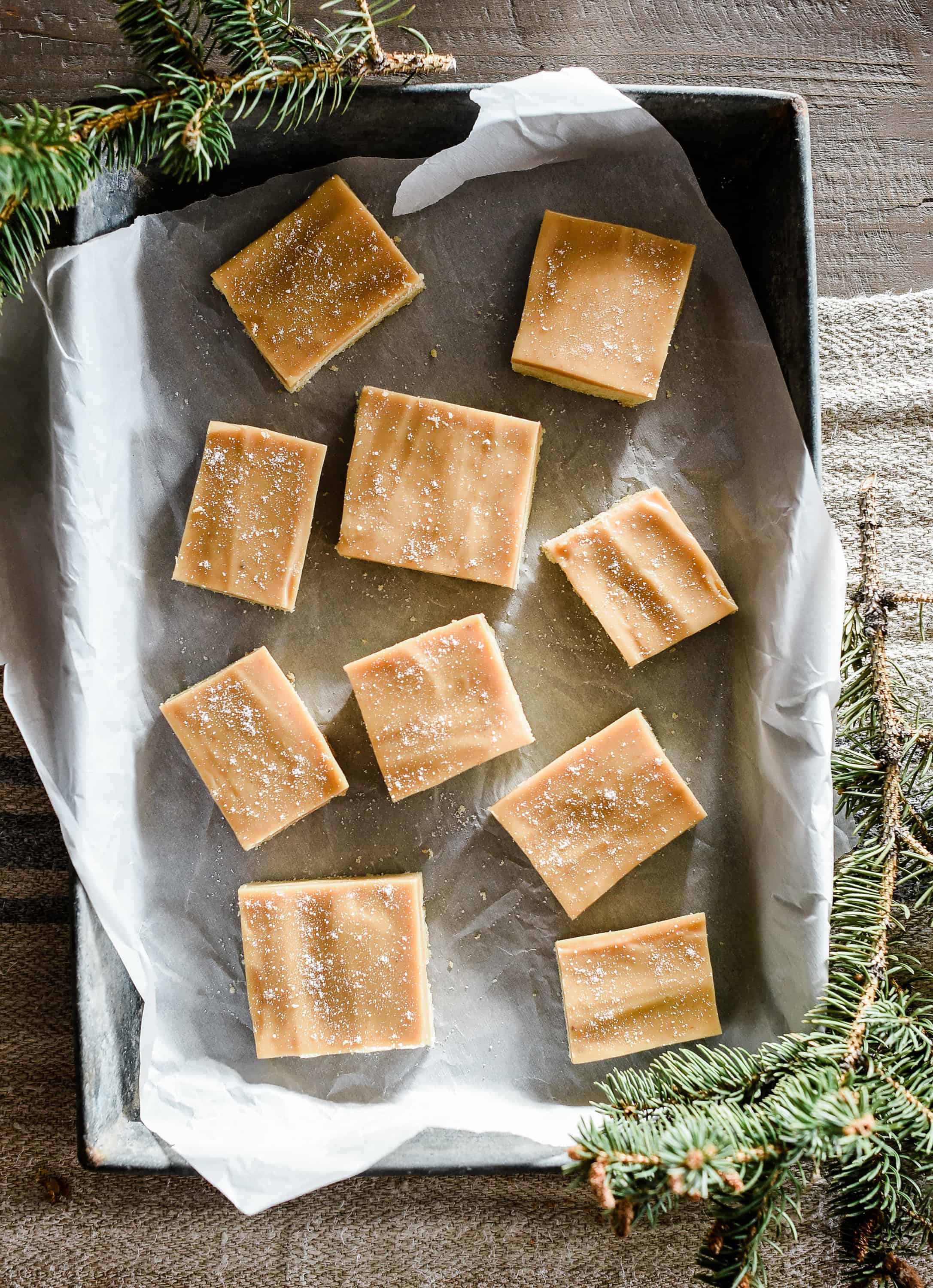 Best Christmas Desserts: Salted Caramel Shortbread bars