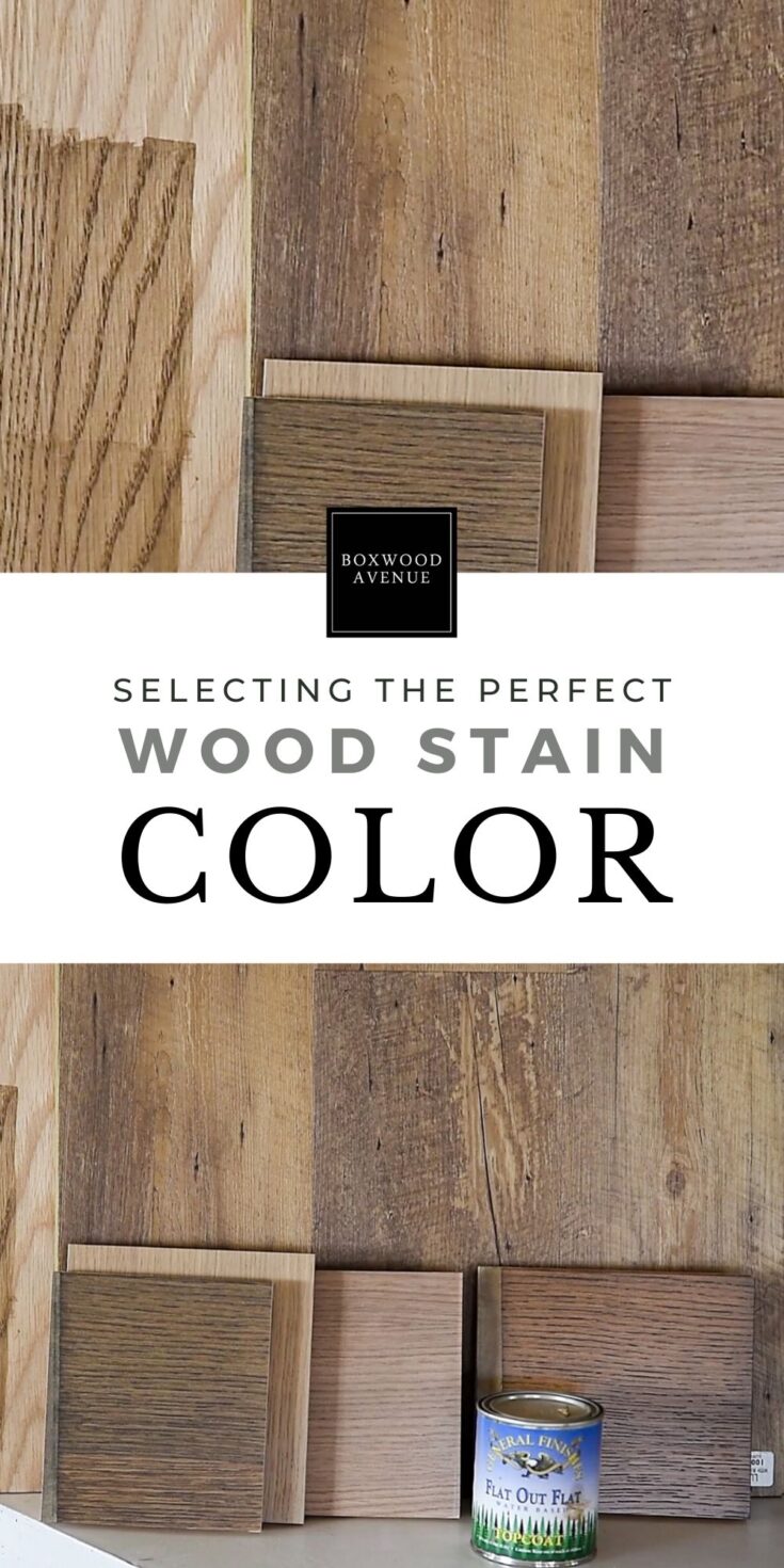 Customizing the Perfect Wood Stain Color - Boxwood Ave.