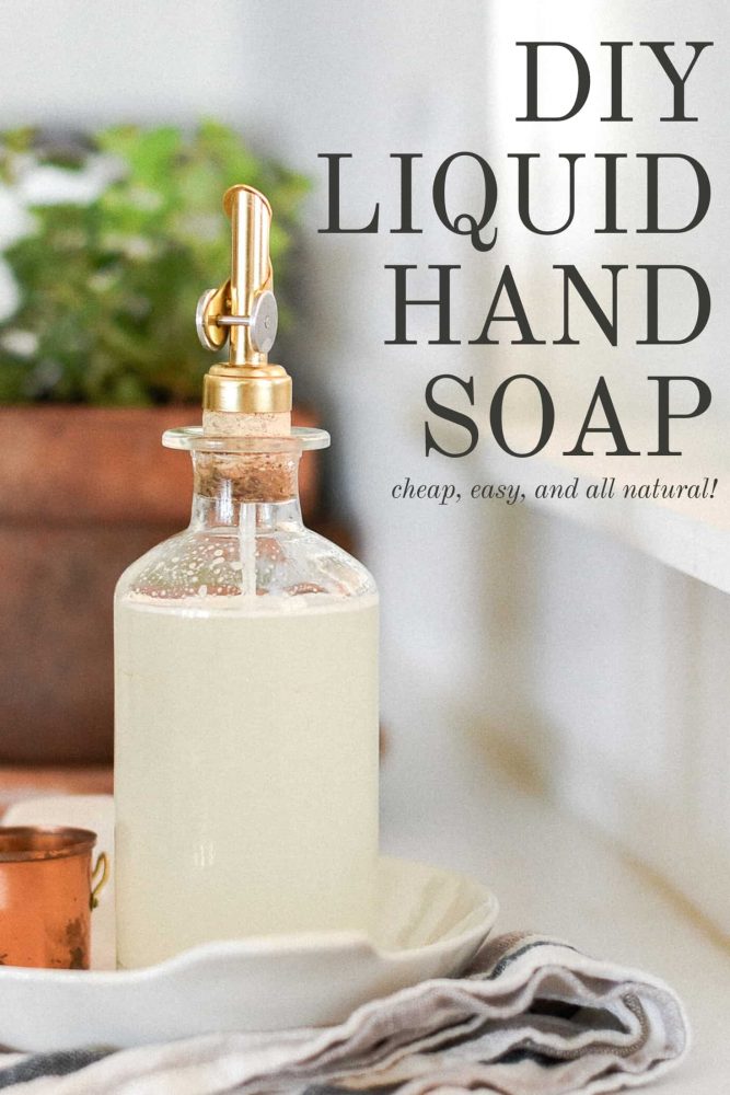 Diy Liquid Hand Soap Using Castile Soap