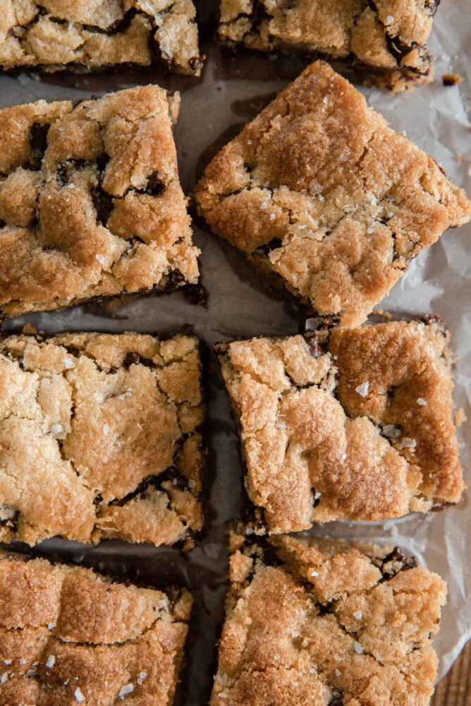 Chewy Chocolate Chip Cookie Bar Recipe
