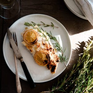 Baked Greek yogurt chicken dinner recipe
