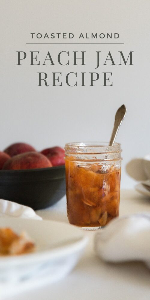 Peach and Toasted Almond Jam