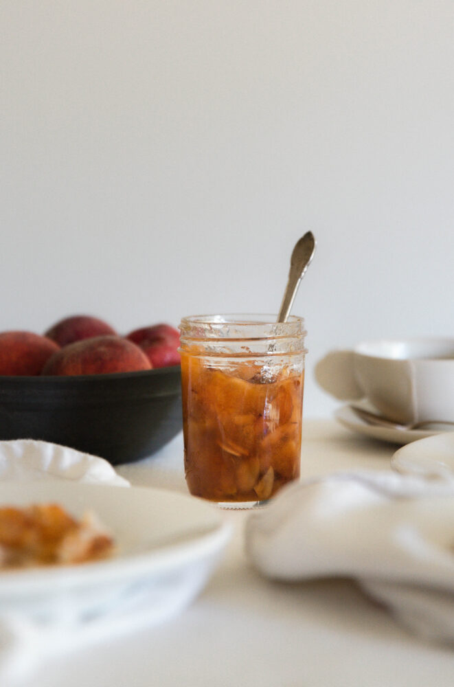 Peach and Toasted Almond Jam