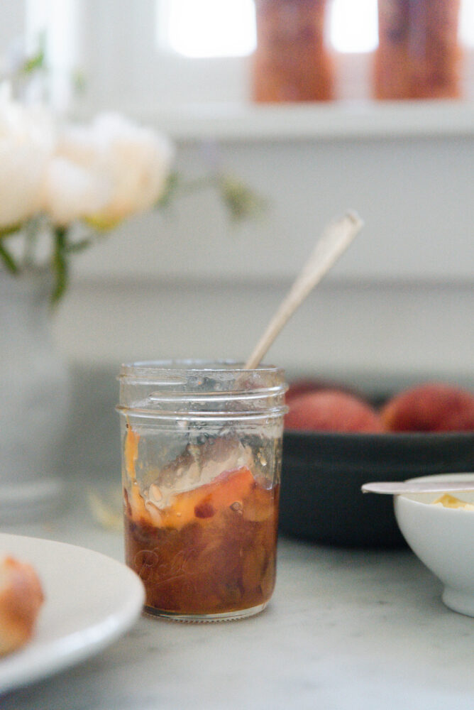 Peach and Toasted Almond Jam