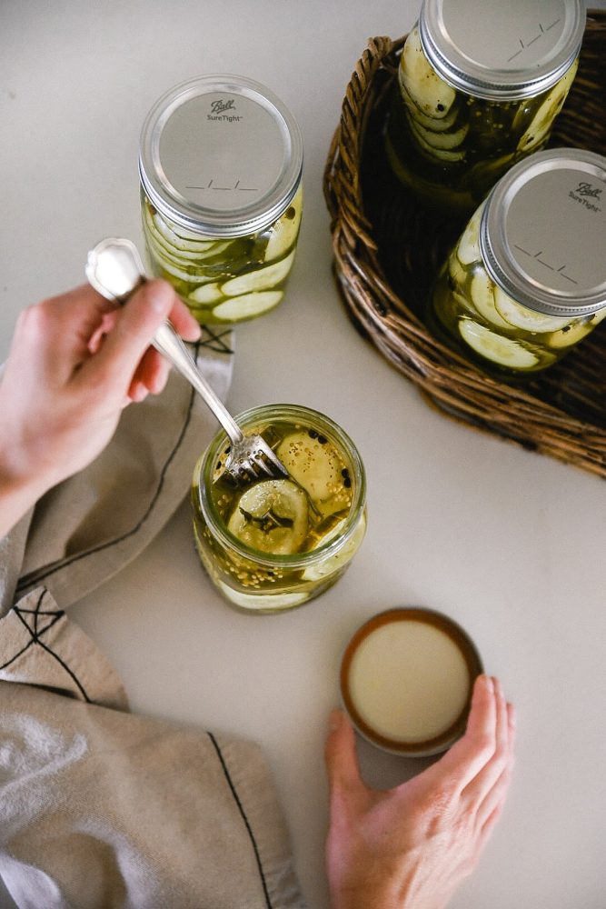 Getting bread & butter pickles out of a jar