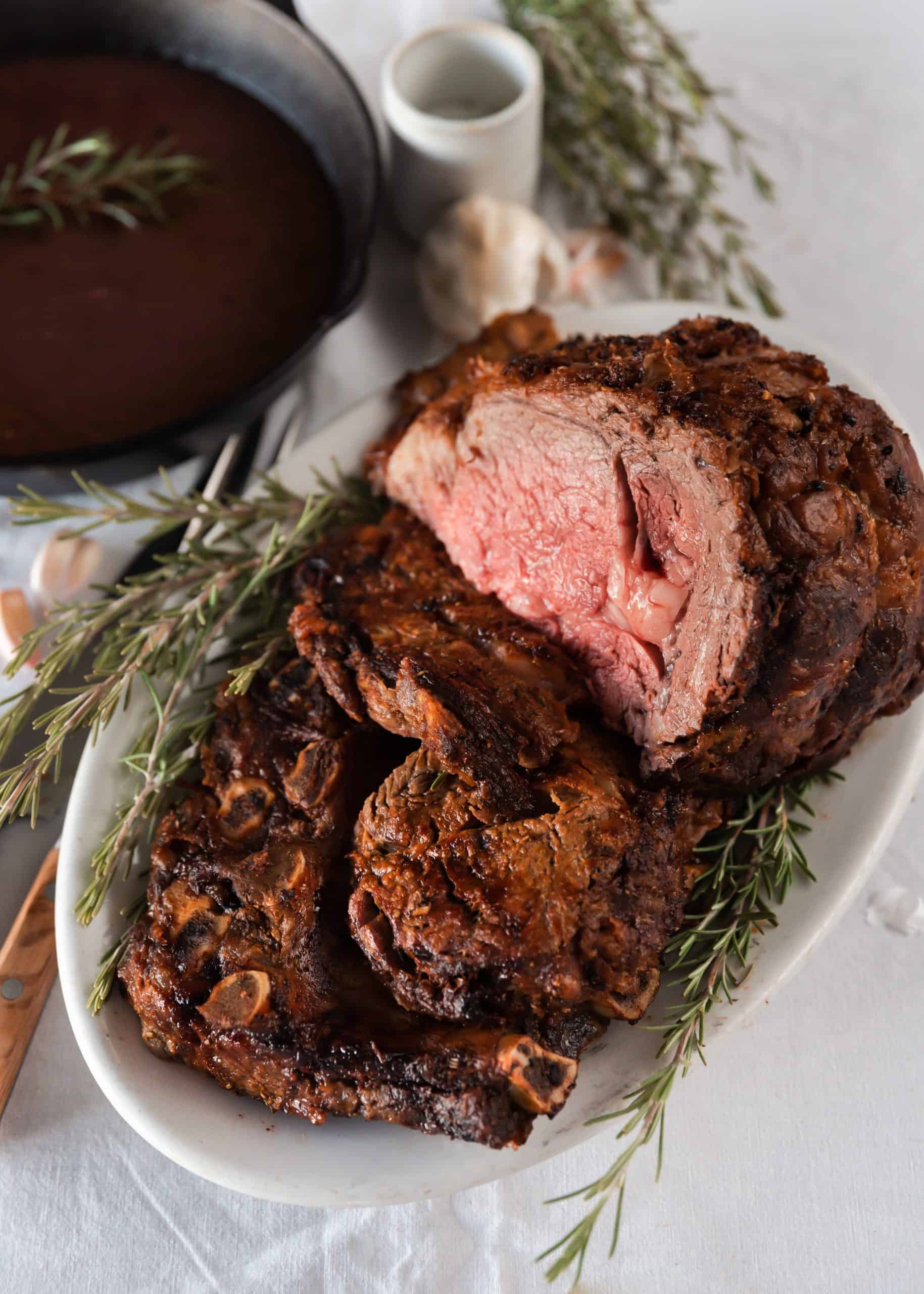 Garlic Herb Butter Prime Rib Recipe