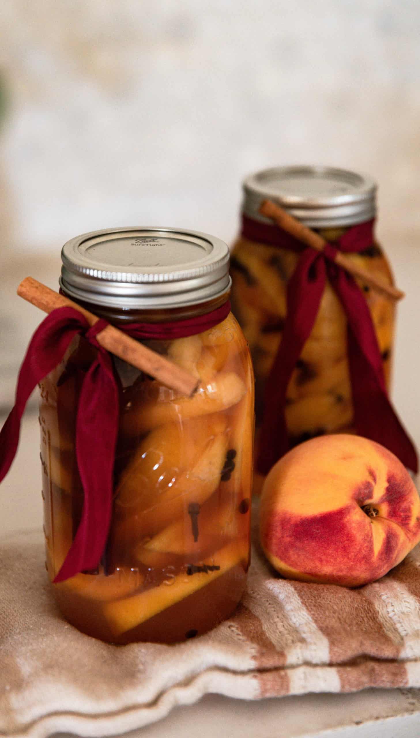 Honey Spiced Peaches