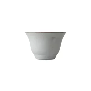 mini white ceramic pot