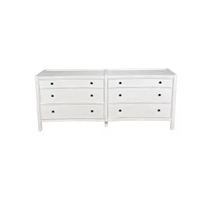white long dresser