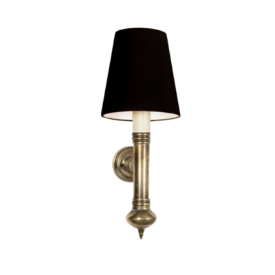 Carlton-Single-Wall-Sconce-Distressed-Black-Shade