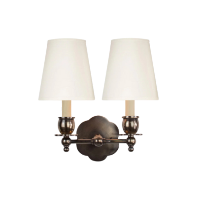 The India Rose Twin Wall Sconce