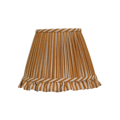 Striped Ochre Lampshade