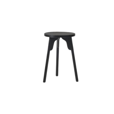 Ifuji Black Three Leg Stool