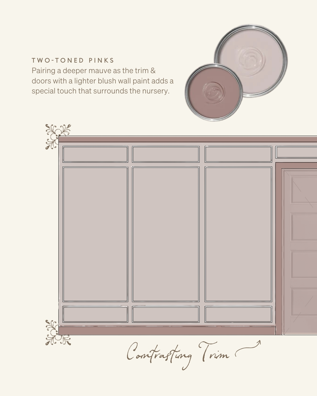 Contrasting Paint for a Nursery
