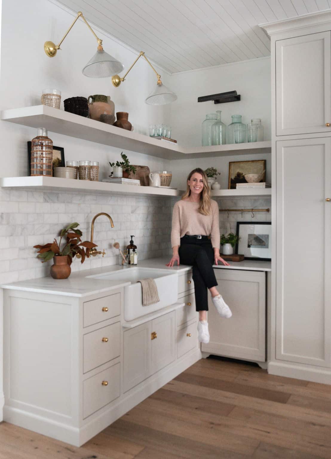 Small Kitchen with Shiplap